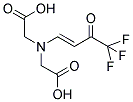 [CARBOXYMETHYL-(4,4,4-TRIFLUORO-3-OXO-BUT-1-ENYL)-AMINO]-ACETIC ACID 结构式