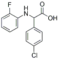 (4-CHLORO-PHENYL)-(2-FLUORO-PHENYLAMINO)-ACETIC ACID 结构式