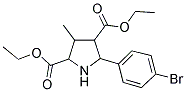 DIETHYL 5-(4-BROMOPHENYL)-3-METHYL-2,4-PYRROLIDINEDICARBOXYLATE 结构式