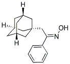 (1E)-2-(1-ADAMANTYL)-1-PHENYLETHANONE OXIME 结构式