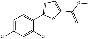 METHYL-5-(2,4-DICHLOROPHENYL)-2-FUROATE 结构式