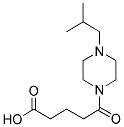 5-(4-ISOBUTYL-PIPERAZIN-1-YL)-5-OXO-PENTANOIC ACID 结构式