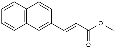 Β-乙烯酸甲酯萘 结构式