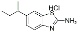 6-sec-Butyl-1,3-benzothiazol-2-amine hydrochloride 结构式