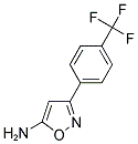 3-(4-(TRIFLUOROMETHYL)PHENYL)ISOXAZOL-5-AMINE 结构式