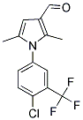 1-(4-CHLORO-3-TRIFLUOROMETHYL-PHENYL)-2,5-DIMETHYL-1H-PYRROLE-3-CARBALDEHYDE 结构式