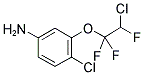 4-CHLORO-3-(2-CHLORO-1,1,2-TRIFLUOROETHOXY)ANILINE 结构式