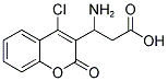 3-AMINO-3-(4-CHLORO-2-OXO-2H-CHROMEN-3-YL)-PROPIONIC ACID 结构式