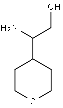 2-氨基-2-(四氢-2H-吡喃-4-基)乙醇 结构式