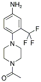 1-[4-(4-AMINO-2-TRIFLUOROMETHYLPHENYL)PIPERAZIN-1-YL] ETHANONE 结构式