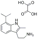 2-(7-异丙基-2-甲基-1H-吲哚-3-基)乙-1-胺草酸盐 结构式