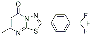 7-METHYL-2-[4-(TRIFLUOROMETHYL)PHENYL]-5H-[1,3,4]THIADIAZOLO[3,2-A]PYRIMIDIN-5-ONE 结构式