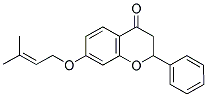 7-O-PRENYLFLAVANONE 结构式