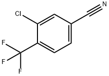 3-氯-4-三氟甲基苯腈 结构式
