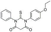 1-(4-ETHOXYPHENYL)-3-PHENYL-2-THIOXODIHYDROPYRIMIDINE-4,6(1H,5H)-DIONE 结构式