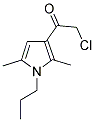 2-CHLORO-1-(2,5-DIMETHYL-1-PROPYL-1H-PYRROL-3-YL)ETHANONE 结构式