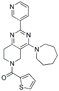 (4-AZEPAN-1-YL-2-PYRIDIN-3-YL-7,8-DIHYDRO-5H-PYRIDO[4,3-D]PYRIMIDIN-6-YL)-THIOPHEN-2-YL-METHANONE 结构式