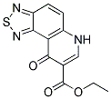 ETHYL 9-OXO-6,9-DIHYDRO[1,2,5]THIADIAZOLO[3,4-F]QUINOLINE-8-CARBOXYLATE 结构式