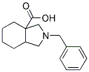 2-BENZYL-OCTAHYDRO-ISOINDOLE-3A-CARBOXYLIC ACID 结构式