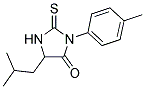 5-ISOBUTYL-2-THIOXO-3-P-TOLYL-IMIDAZOLIDIN-4-ONE 结构式