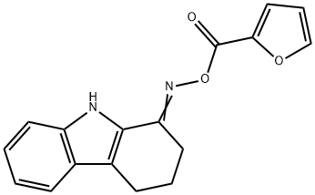 1-([(2-FURYLCARBONYL)OXY]IMINO)-2,3,4,9-TETRAHYDRO-1H-CARBAZOLE 结构式