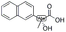 (R)-2-HYDROXY-2-METHYL(2-NAPHTHALENE)ACETIC ACID 结构式