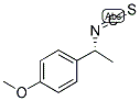 (R)-(-)-1-(4-甲氧基苯基)异硫氰酸乙酯 结构式
