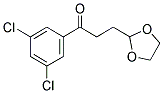3',5'-DICHLORO-3-(1,3-DIOXOLAN-2-YL)PROPIOPHENONE 结构式