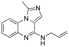 N-ALLYL-1-METHYLIMIDAZO[1,5-A]QUINOXALIN-4-AMINE 结构式