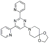 8-(2,6-DIPYRIDIN-2-YLPYRIMIDIN-4-YL)-1,4-DIOXA-8-AZASPIRO[4.5]DECANE 结构式