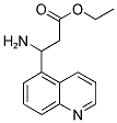 3-AMINO-3-QUINOLIN-5-YL-PROPIONIC ACID ETHYL ESTER 结构式