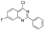 4-CHLORO-7-FLUORO-2-PHENYL-QUINAZOLINE 结构式