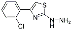 [4-(2-CHLORO-PHENYL)-THIAZOL-2-YL]-HYDRAZINE 结构式