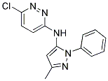 6-CHLORO-N-(3-METHYL-1-PHENYL-1H-PYRAZOL-5-YL)PYRIDAZIN-3-AMINE 结构式