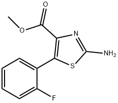 5-(2-氟苯基)-2-亚氨基-2,3-二氢噻唑-4-羧酸甲酯 结构式