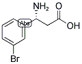 (R)-3-氨基-3-(3-溴苯基)-丙酸 结构式