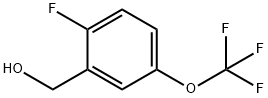 (2-氟-5-(三氟甲氧基)苯基)甲醇 结构式
