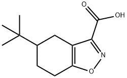 5-(叔丁基)-4,5,6,7-四氢苯并[D]异噁唑-3-羧酸 结构式