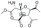 (2R,3r,4r-triacetyl-tetrahydrofuran-5r-yl)-D-glycine methyl ester 结构式