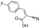 2-CYANO-3-(4-FLUORO-PHENYL)-ACRYLIC ACID 结构式