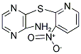 2-AMINO-3-((3-NITROPYRIDIN-2-YL)SULFANYL)PYRAZINE 结构式