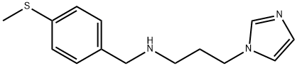 (3-IMIDAZOL-1-YL-PROPYL)-(4-METHYLSULFANYL-BENZYL)-AMINE 结构式
