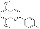 5,8-DIMETHOXY-2-(4-METHYLPHENYL)QUINOLINE 结构式