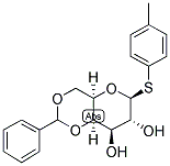 4-METHYLPHENYL 4,6-O-BENZYLIDENE-BETA-D-THIOGALACTOPYRANOSIDE 结构式