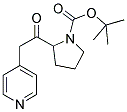 1-BOC-2-(2-PYRIDIN-4-YL-ACETYL)-PYRROLIDINE 结构式