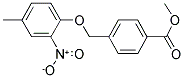 4-((4-甲基-2-硝基苯氧基)甲基)苯甲酸甲酯 结构式