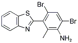 3-(1,3-BENZOTHIAZOL-2-YL)-4,6-DIBROMO-2-METHYLANILINE 结构式