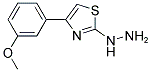 [4-(3-METHOXY-PHENYL)-THIAZOL-2-YL]-HYDRAZINE 结构式