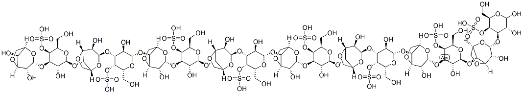 NEOCARRAHEXADECAOSE-4-OCTA-O-SULPHATE 结构式