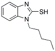 1-PENTYL-1H-BENZIMIDAZOLE-2-THIOL 结构式